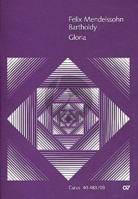 Mendelssohn Gloria Es-dur MWV A 1 Soli-Chor-Orchester Klavierauszug (ed. Pietro Zappalà)