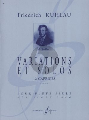 Kuhlau Variations et Solo - 12 Caprices Op.10bis Flute (Philippe Bernold) (Intermediate-Advanced)