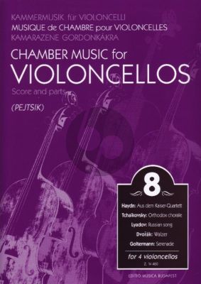 Chamber Music for Violoncellos Vol.8 (4 Vc) (Score/Parts) (Arpad Pejtsik)