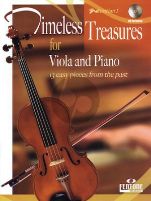 Album Timeless Treasures (13 Easy Pieces from the Past) (Viola-Piano) (Easy-Intermediate First Position)