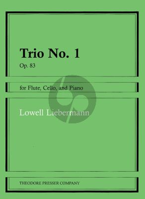 Liebermann Trio No.1 Op.83 Flute-Violoncello and Piano (Score/Parts)