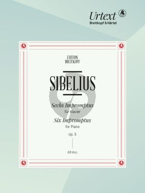 Sibelius 6 Impromptus Op.5 Piano