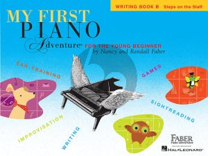 Faber My First Piano Adventure Writing Book B (Steps on the Staff)
