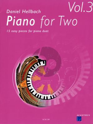 Hellbach Piano for Two Vol.3 15 Easy Pieces for Piano 4 Hands