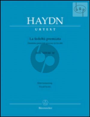 La Fedelta Premiata Hob.XXVIII:10 (Vocal Score)