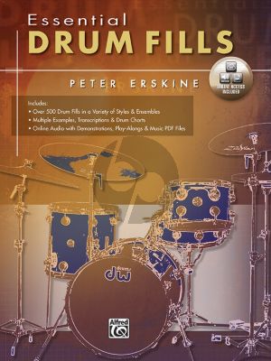 Erskine Essential Drum Fills Book with Audio Online