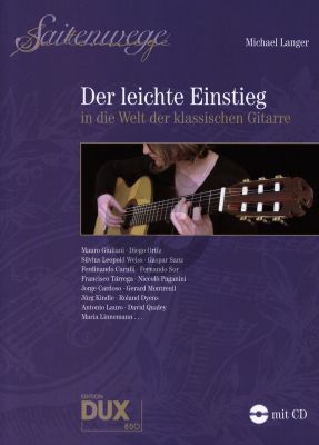 Saitenwege - Der Leichte Einstieg in die Welt der klassische Gitarre (Bk-Cd) (edited by Michael Langer)