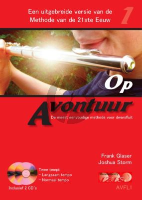 Glaser Storm Op Avontuur Vol. 1 - De meest eenvoudige methode voor dwarsfluit - Boek met 2 Cd's