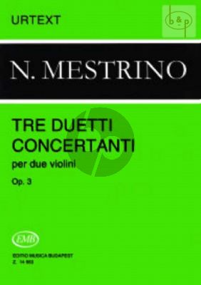 3 Duetti Concertante Op.3