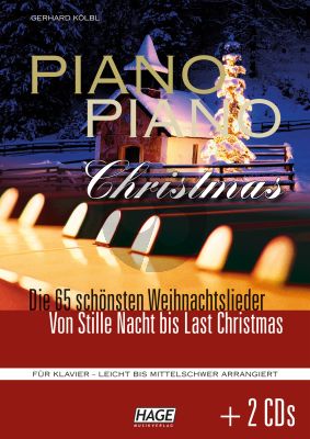 Album Piano Piano Christmas - 65 Schonsten Weihnachtslieder Von Stille Nacht bis Last Christmas Buch mit 2 Cd's (Leicht bis Mittelschwer Arrangiert)