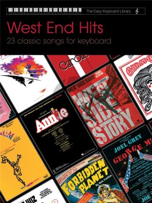 West End Hits for Keyboard (23 Classic Songs for Keyboard with Lyrics) (Easy Keyboard Library)