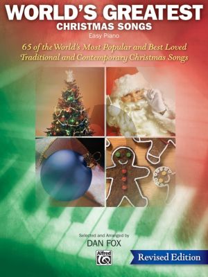 Album World's Greatest Christmas Songs Easy Piano with Lyrics (Arranged by Dan Fox Revised Edition)