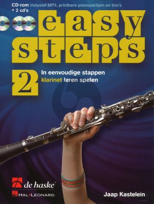 Kastelein Easy Steps Vol.2 Klarinet (Bk-CD Rom- 2 Cd's) (In eenvoudige stappen klarinet leren spelen)