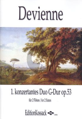 Devienne Konzertantes Duo G-dur Op. 53 No. 1 2 Floten (Wolfgang Kossack)