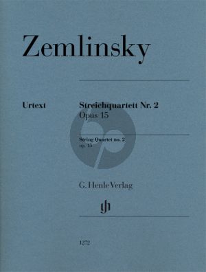 Zemlinsky Quartet No.2 Op.15 2 Violins-Viola and Violoncello (Parts) (edited by Dominik Rahmer)