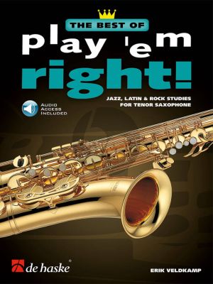 Veldkamp The Best of Play'em Right for Tenor Saxophone (Studies & Exercises Easy-Intermediate) (Book with Audio online)