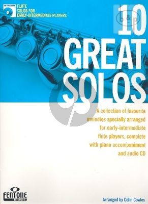 10 Great Solos for Flute (with Piano Accomp.) (Bk-Cd)