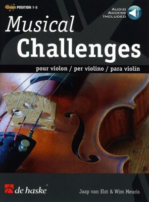 Musical Challenges for Violin (Position 1 - 5) Book with Audio online (Intermediate)