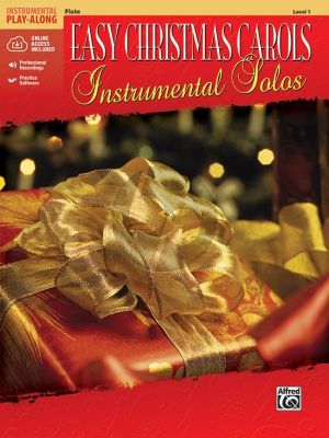 Album Easy Christmas Carols Instrumental Solos for Flute - Book with Audio Online (Edited bt Bill Galliford) (Level 1)