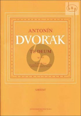 Te Deum Op.103 SB soli-SATB-Orch. Vocal Score