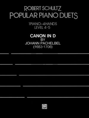 Pachelbel Canon in D Piano 4 hds (transcr. Robert Schultz) (grade 4 - 5)