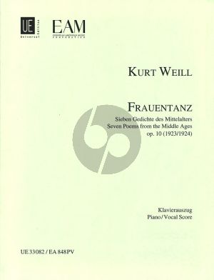 Weill Frauentanz op.10 Sopranstimme-Klavier