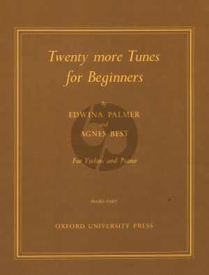 Palmer-Best 20 More Tunes for Beginners Violin and Piano