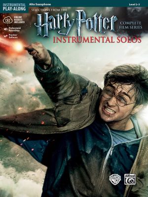 Album Harry Potter Instrumental Solos for Alto Saxophone Book with Audio Online (Selections from Complete Film Series) (arr. Bill Galliford)