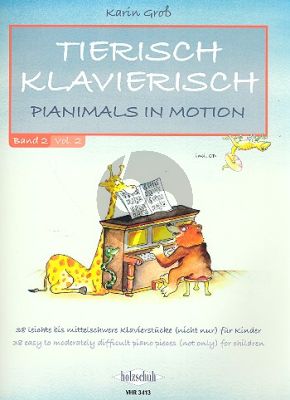 Tierisch Klavierisch Vol.2 - 38 leichte bis mittelschwere Klavierstucke Buch mit Audio Online