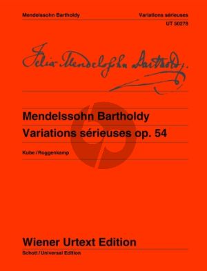 Mendelssohn Variations Serieuses Op.54 Piano (Michael Kube)