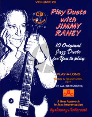 Raney Jazz Improvisation Vol.29 Play Duets with Jimmy Raney for Any C, Eb, Bb, Bass Instrument or Voice - Intermediate/Advanced (Bk-Cd)