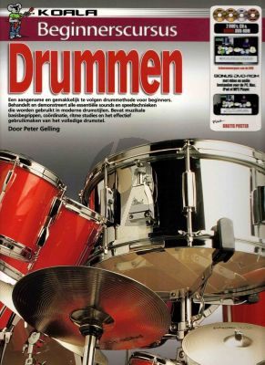 Gelling Beginnerscursus Drummen (Boek en online Audio en Video)