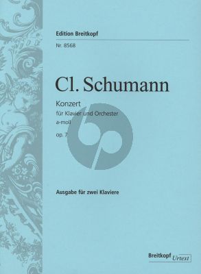 Schumann Konzert a-moll Op. 7 Klavier und Orchester (Klavierauszug) (Janina Klassen)