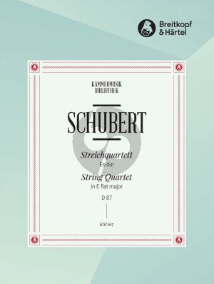 Schubert Streichquartett Es-dur Op.125 No.1 D 87 Stimmen