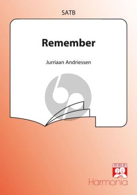 Andriessen Remember SATB