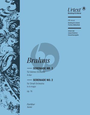 Brahms Serenade No. 2 Op. 16 Bläser und Streicher Partitur (Michael Musgrave)