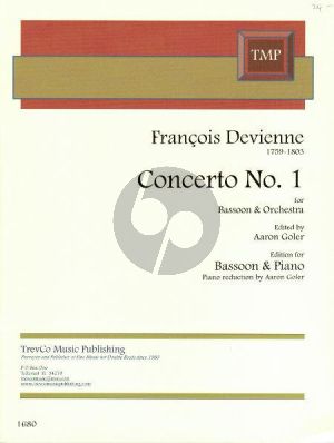 Devienne Concerto No.1 Bassoon and Piano (edited by Aaron Goler)