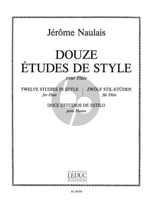 Naulais 12 Etudes de Style pour Flute