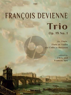 Devienne Trio Op.19 No.1 for 2 Flutes and Cello or Bassoon Score and Parts (Edited by Chris and Frances Nex)