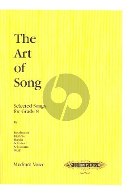 Album Art of Song Grade 8 Medium Voice (Songs and Arias Singing Syllabus ABRSM)