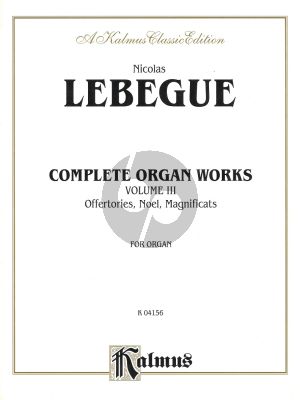 Lebegue Complete Organ Works Vol.3