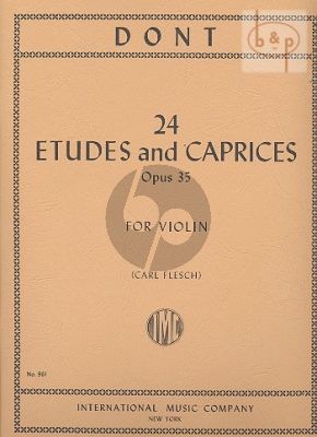 24 Etudes and Caprices Op.35 Violin