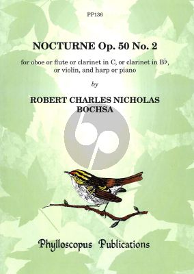 Bochsa Nocturne Op.50 No.2 Oboe [Flute/Clarinet/Violin] - Harp (Piano)