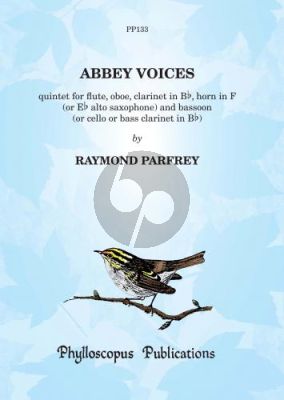 Parfrey Abbey Voices for Fl.-Ob.-Clar.[Bb]-Horn[F] [Alto Sax.]-Bassoon[Vc./Bass Clar.] Score and Parts