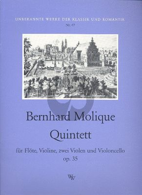 Molique Quintett Op.35 Flöte, Violine, 2 Violen und Violoncello (Stimmen) (Wolfgang Sawodny)