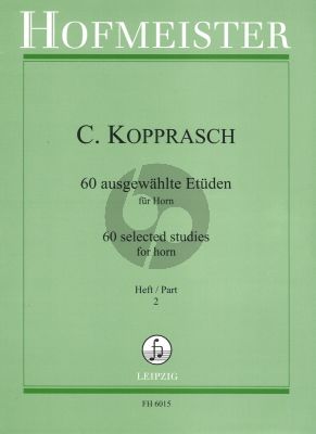 Kopprasch 60 Etuden vol.2 Horn