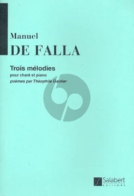 De Falla 3 Melodies pour Chant et Piano