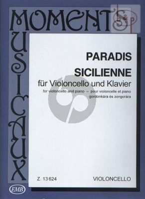 Sicilienne Violoncello and Piano