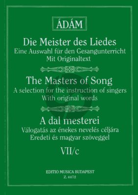 MASTERS OF SONG VOL.7C for High voice and Piano