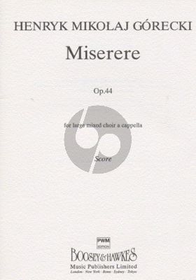 Gorecki Miserere Op.44 SSAATTBB